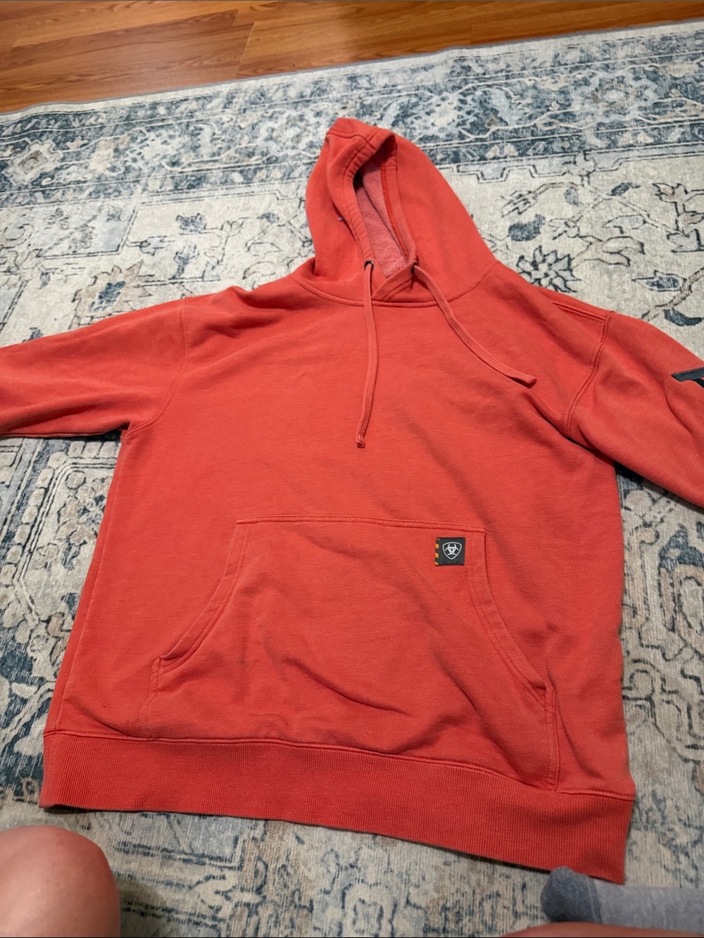 Ariat women's Coral-Red Pullover Hoodie